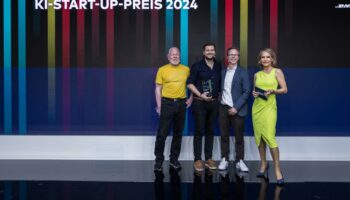 Pitches der Top 3 Start-Ups und Verleihung des KI-Start-Up-Preises