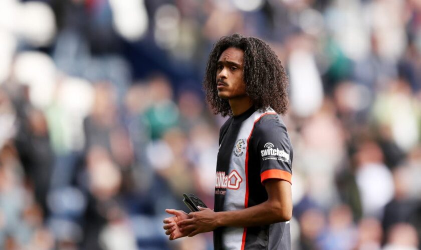 Luton’s Tahith Chong ‘a bit sore but fine’ after worrying collapse during Championship match with Plymouth