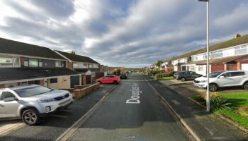 The road where the man died in Billinge, Merseyside. Pic: Google