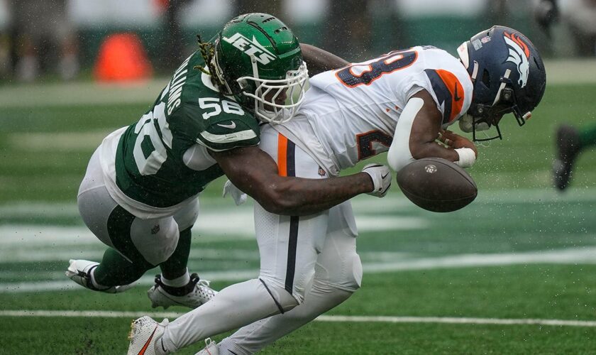 Broncos' Tyler Badie collapses on sideline, gets put on backboard and carted off field