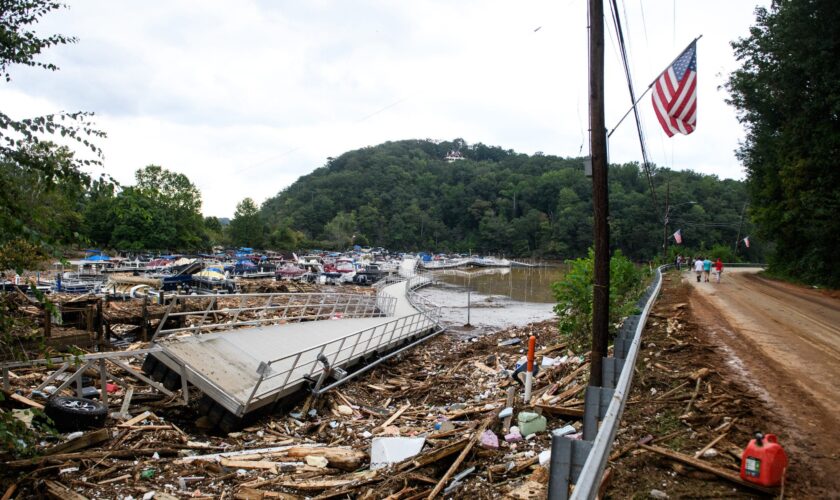 Hurricane Helene wreaks havoc across Asheville, NC; National Guard deployed, 119 rescued