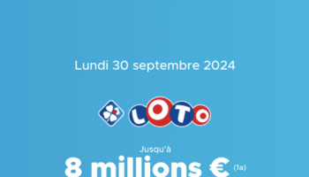 Résultat Loto (FDJ) : le tirage de ce lundi 30 septembre 2024, 8 millions d'euros en jeu