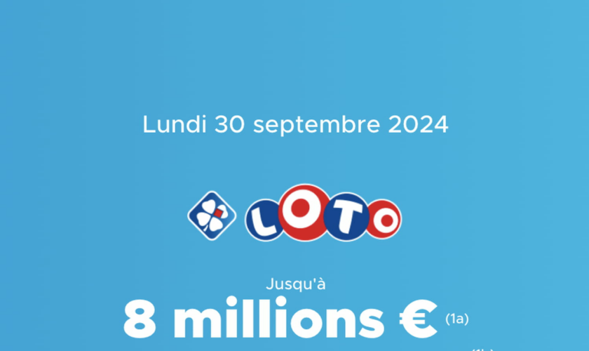 Résultat Loto (FDJ) : le tirage de ce lundi 30 septembre 2024, 8 millions d'euros en jeu