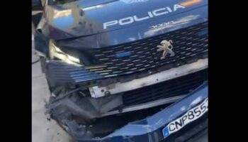 Al menos tres heridos al ser atropellados por un coche policial que acudía a un aviso en el barrio de Salamanca