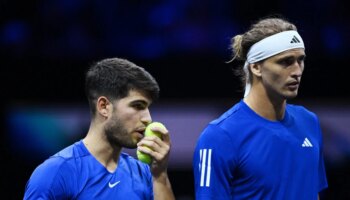 Alcaraz y Zverev, cazados a cañonazos en la Laver Cup