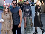 Burberry is back! Kate and Rio Ferdinand join glamorous Jodie Turner-Smith, Iris Law and Patsy Kensit on Southbank as British heritage brand launches its latest collection at London Fashion Week