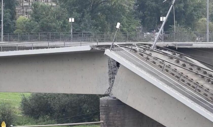 Carolabrücke: Nach Einsturz in Dresden: Hamburg sperrt erste Brücke wegen Schäden für Lkw