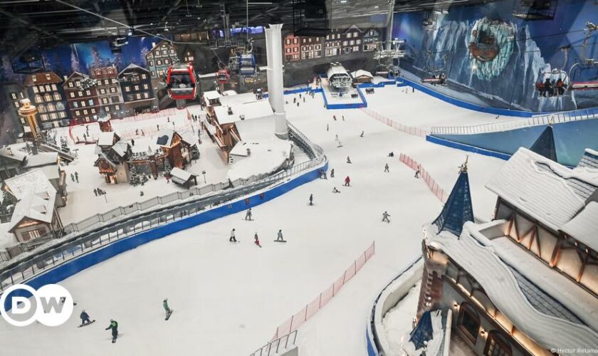 China: World's largest indoor ski resort opens in Shanghai