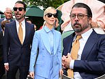 Dave Grohl acts snappy and irritated in resurfaced Wimbledon clip of last outing with wife Jordyn Blum before he admitted cheating on her and fathering secret love child