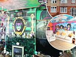 Disney-themed house featuring 'unhinged' décor including enormous Aladdin mural and 'Maleficent's lair' on the market for £179,000 leaves people baffled