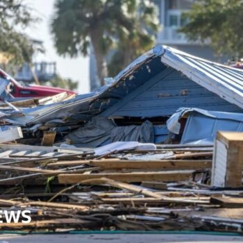 Dramatic pictures from southern US show Hurricane Helene devastation