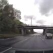 Drivers forced to swerve head-on crash as Citroën driver zooms wrong way on M55 motorway