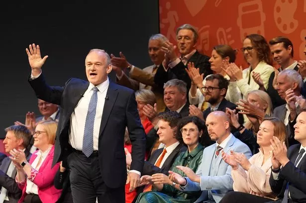 Ed Davey dances, claps and sings ABBA in truly horrifying Lib Dem Conference cringe moment