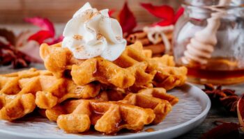 Einfaches Backen: Kürbis– und Haselnusswaffeln: Zwei leckere Waffel-Rezepte für den Herbst