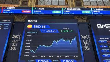 El Ibex roza los 12.000 puntos tras una subida semanal del 1,8%