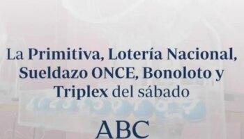 Euromillones, Cuponazo ONCE, Bonoloto, Triplex y Eurojackpot: comprueba los resultados de las loterías que se celebran el sábado sábado, 14 de septiembre de 2024