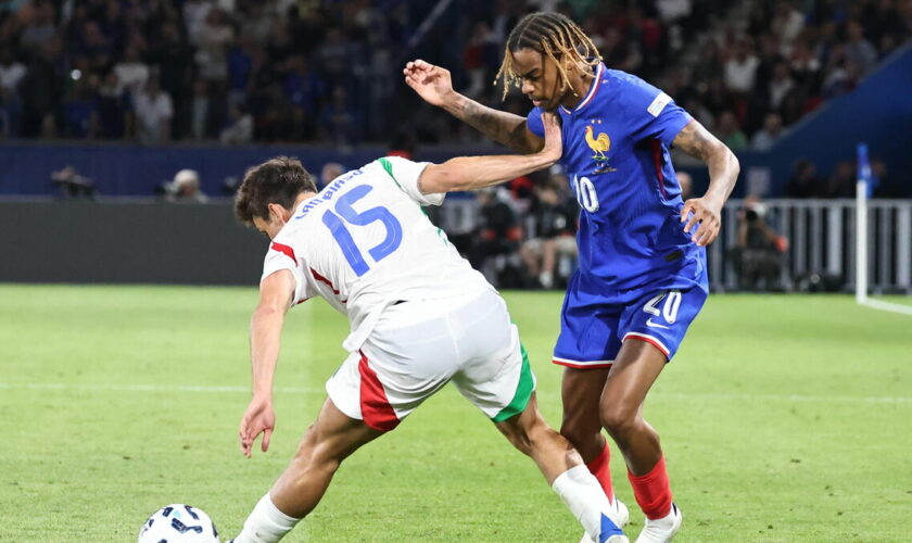 France-Italie (1-3) : Bradley Barcola, unique étincelle