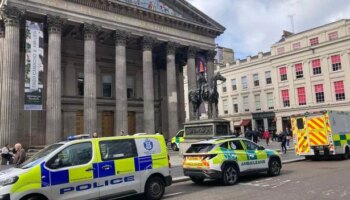 Gallery of Modern Art in Glasgow closes after man plunges from balcony