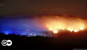 Germany: 500 evacuated due to forest fire in Harz Mountains