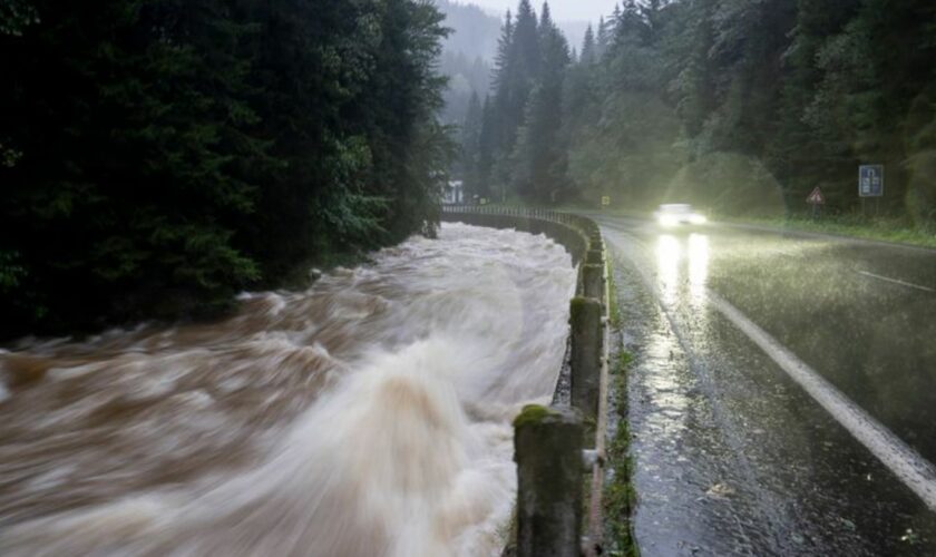 In Österreich, Polen und Tschechien kam es bereits zu Überschwemmungen, auch Deutschland stellt sich auf Hochwasser ein. Foto: D