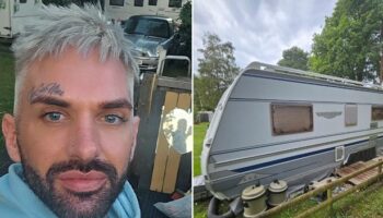 'I left my depressing concrete home to live in a caravan - rent is just £90-a-week'