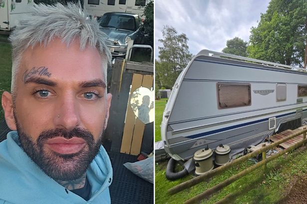 'I left my depressing concrete home to live in a caravan - rent is just £90-a-week'