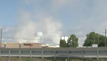 Interstate closed outside Atlanta as residents evacuate due to chemical plant fire