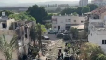 Israeli streets wrecked by Hezbollah rockets as IDF mounts deadly strikes on Lebanon