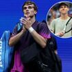 Jack Draper crashes out of the US Open with semi-final defeat against world No 1 Jannik Sinner... as the British ace loses in straight sets but battles fiercely after throwing up THREE times on the court