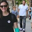 Jennifer Garner flashes a smile after attending LA blood drive - as ex Ben Affleck bonds with their kids amid J-Lo divorce