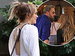 Jennifer Lopez beams after bombshell claim she KISSED Ben Affleck during highly-charged hotel reunion