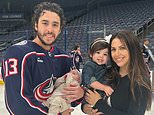 Johnny Gaudreau's wife Meredith announces she is pregnant at his funeral following tragic bike accident death: 'We are actually a family of five'