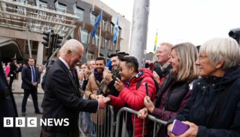 King marks Scottish Parliament's 25th anniversary