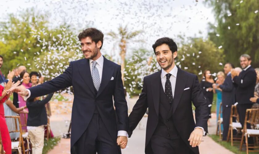 La boda con glamour y personalidades del portavoz del Ayuntamiento de Valencia Juan Carlos Caballero y Javier Zamora