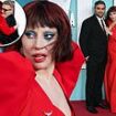 Lady Gaga stuns in a custom-made gown as she joins co-star Joaquin Phoenix and supportive fiancé Michael Polansky at the UK premiere of The Joker: Folie à Deux - after its triumphant opening in Venice