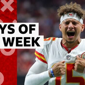 Kansas City Chiefs' Patrick Mahomes