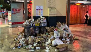 Marseille : une société privée réquisitionnée pour ramasser les poubelles à la gare Saint-Charles