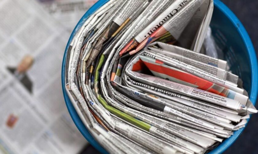 Der Landtag von Mecklenburg-Vorpommern fordert Bundeshilfen für die Zeitungsverlage. (Symbolbild) Foto: picture alliance / ZB