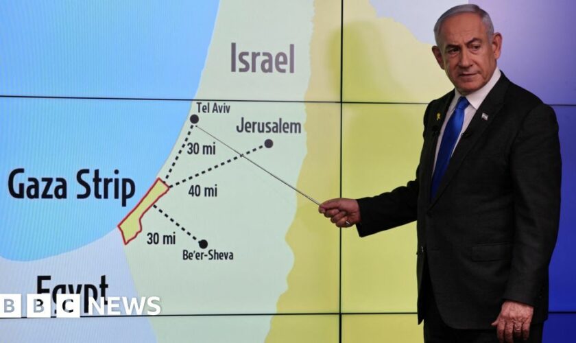 Netanyahu doubles down on control of Gaza's border with Egypt