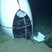 New deep-sea footage shows doomed Titan sub's tail cone after it imploded en route to Titanic wreckage as key OceanGate employee tells hearing he had 'no confidence whatsoever' in vessel's construction