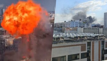 Paris : des explosions et un grave incendie sur le toit d’un immeuble du 13e arrondissement, deux blessés