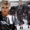 Prue Leith, 84, ditches pastry for PVC as she debuts VERY bold all leather look on the catwalk at London Fashion Week