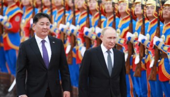 Putin se pasea impune por Mongolia mientras sigue machacando ciudades ucranianas