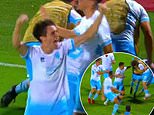 San Marino make history with their first EVER competitive win - 20 years and 140 games since their only other victory, which came against the same team