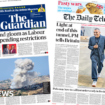 The Papers: PM to 'end gloom' and donor 'breaks cover'