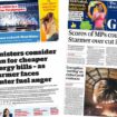 The Papers: 'Starmer faces winter fuel anger' as 'scores of MPs could rebel'