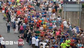 Thousands of people get set for Great North Run