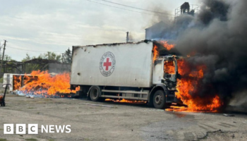 Three Red Cross staff killed in strike in eastern Ukraine