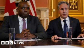 UK's David Lammy and US top diplomat Antony Blinken to visit Ukraine