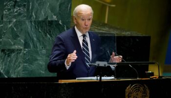 US-Präsident Joe Biden bei der UN-Generaldebatte.